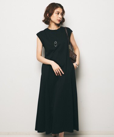 【Audrey and John Wad】ダブルシルケット天竺ワンピース