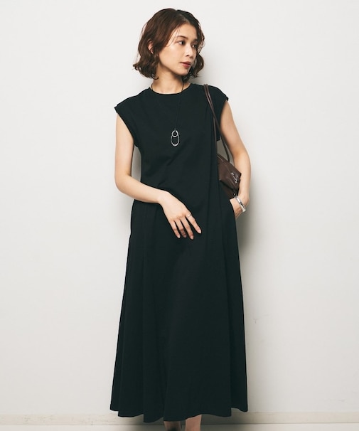 【Audrey and John Wad】ダブルシルケット天竺ワンピース