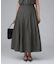 【後ろウエストゴム/セットアップ可/】ファブリカタックスカート