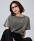 【洗える】ラメシアーTシャツ
