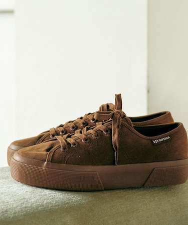 【別注】SUPERGA3740 スエード調スニーカー