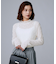 【レイヤード/重ね着におすすめ】レースハイネックプルオーバー
