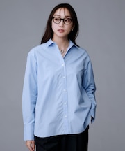 【洗える/コットン100%】リッチベーシックシャツ