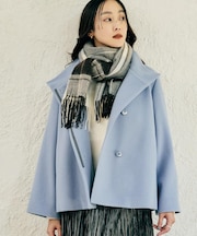 【着回しが効く/オンオフアウター】ウールショートコート