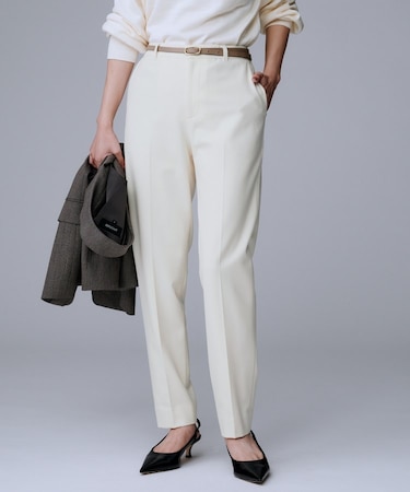 裏起毛テーパードパンツ