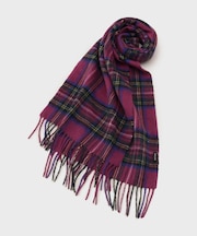 【名品/定番人気】ウールチェックマフラー