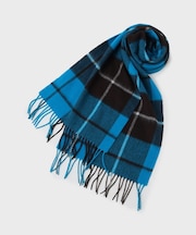 【名品／定番人気】ウールチェックマフラー