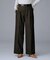 【ワイド/後ろゴム/シーズンレス】シルクネップツイードパンツ