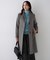 【きれいめ/スタイリッシュ】2WAYスタンドカラーロングコート