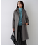 【きれいめ/スタイリッシュ】2WAYスタンドカラーロングコート