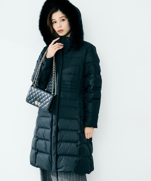 アンタイトル ダウンコート ポーランド産ホワイトダックダウン使用 軽量 撥水加工 アンタイトル ダウンコート ポーランド産ホワイトダックダウン 軽量 撥