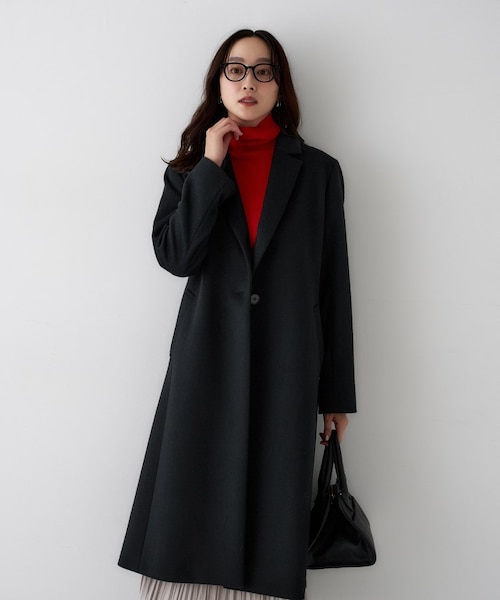スタイリッシュ／オンオフ兼用】ウールチェスターコート｜アンタイトル