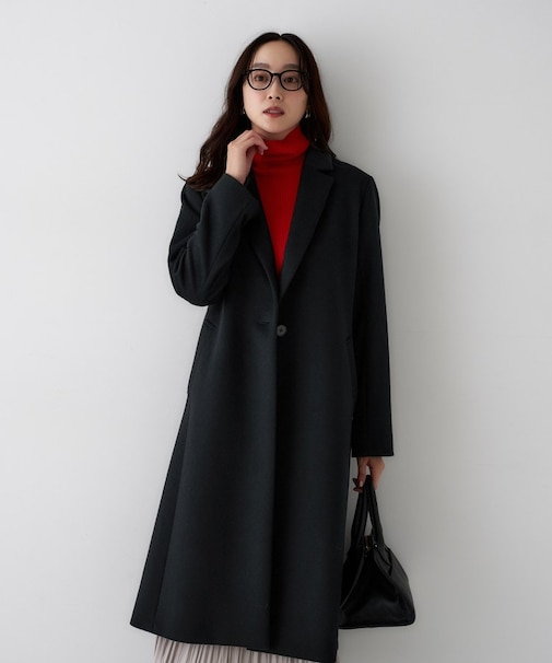 【スタイリッシュ／オンオフ兼用】ウールチェスターコート