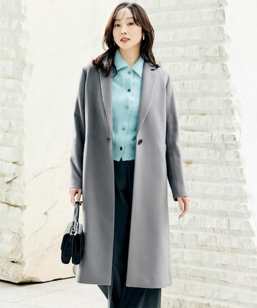 スタイリッシュ／オンオフ兼用】ウールチェスターコート｜アンタイトル