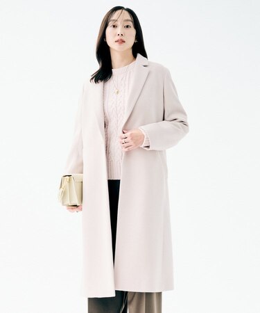 【スタイリッシュ／オンオフ兼用】ウールチェスターコート