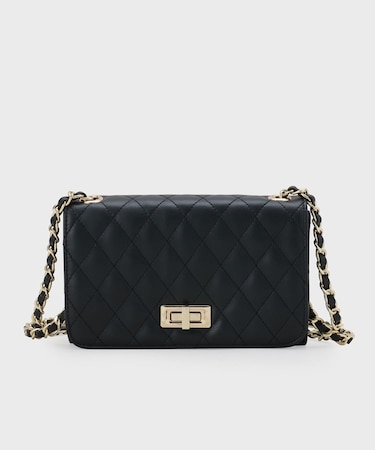 キルティングチェーンショルダー