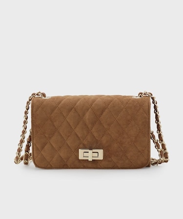 キルティングチェーンショルダー