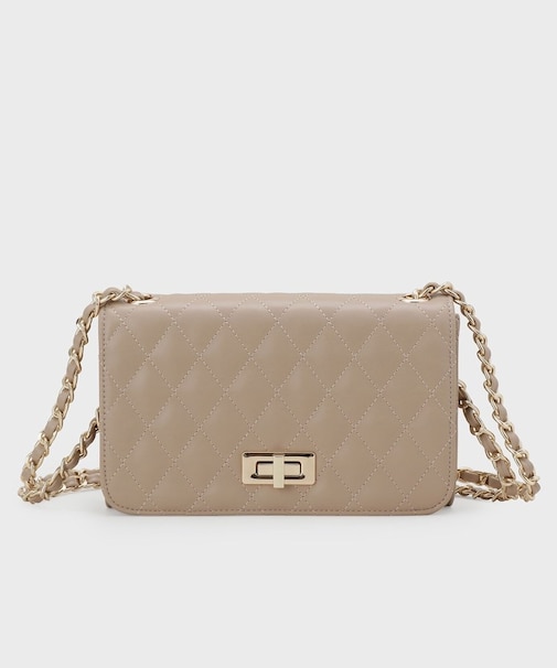 キルティングチェーンショルダー