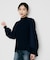 【TORRAZZO DONNA】ニット×ファブリック ハイブリッドブラウス