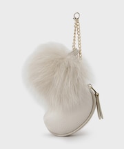 【トレンド／ギフト】ファー＆ポーチチャーム