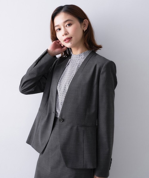 プレミアムカラーレスジャケット｜アンタイトルの通販｜&mall（アンド