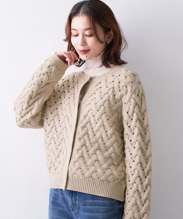 【Liyoca】3G変形ケーブルカーディガン