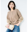 【TORRAZZO DONNA】ファースリーブ2wayプルオーバー