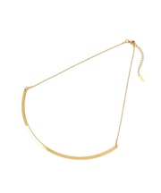 【追加/ステンレス】カーヴィプレートショートネックレス