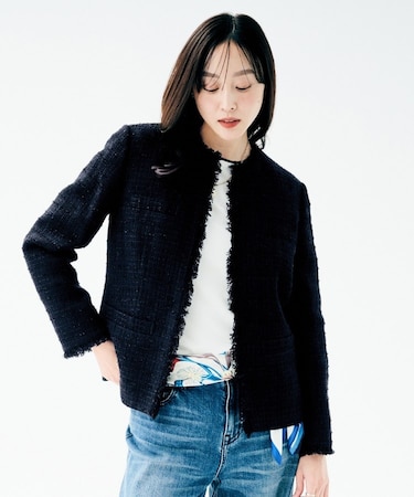 ファンシーツイード ジャケット