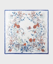 フラワープリントスカーフ