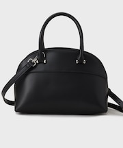 スプリットレザーラウンドボストンバッグ