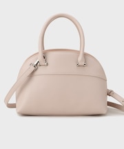 スプリットレザーラウンドボストンバッグ