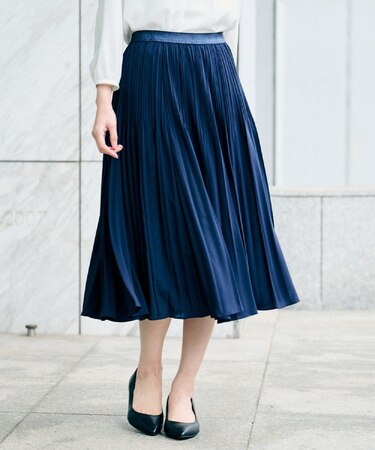 デシン プリーツスカート