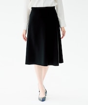 【洗えるスーツ/ストレッチ性】フレアスカート
