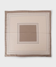 スクエアラインプリントスカーフ