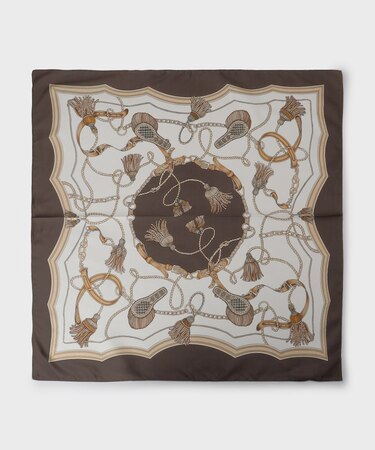 リバータッセルプリントスカーフ