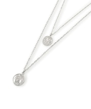 【ステンレス】レイヤードコインネックレス