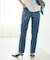 【新作デニム/快適に美シルエット見せ】MAKE×DENIMスリムストレート