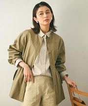 ライトコットンミリタリーコート