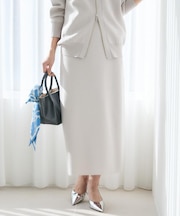 Aラインニットスカート