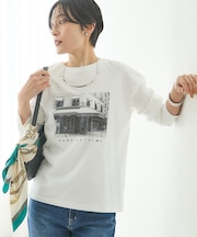 【コットン100/洗える】フォトロングTシャツ
