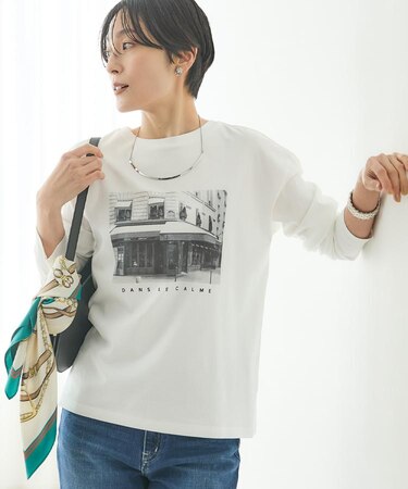 【コットン100/洗える】フォトロングTシャツ