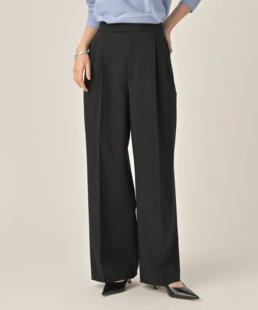 ベーシックツータックパンツ