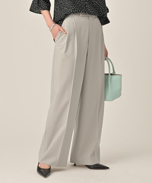 ベーシックツータックパンツ