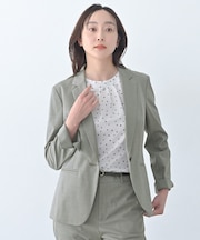 ジャージテーラードジャケット