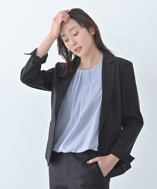 ジャージテーラードジャケット