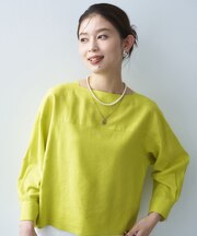 ボートネックブラウス