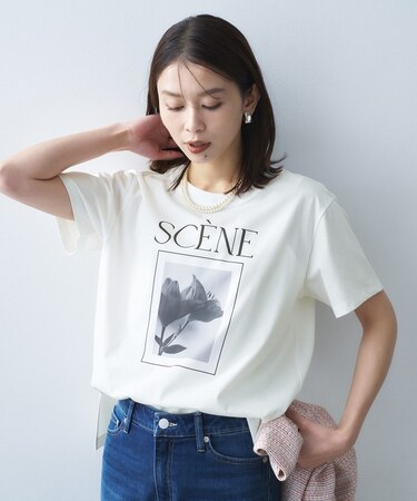 【洗える/ロゴ/プリント】グラフィックTシャツ