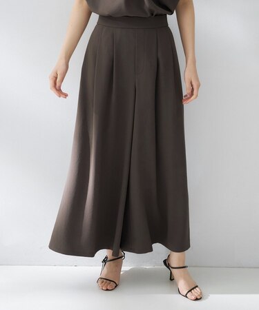 【夏の名品セットアップが今年も登場!/はっ水/遮熱】リラクミスト ガウチョパンツ