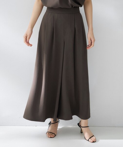 【夏の名品セットアップが今年も登場!/はっ水/遮熱】リラクミスト ガウチョパンツ